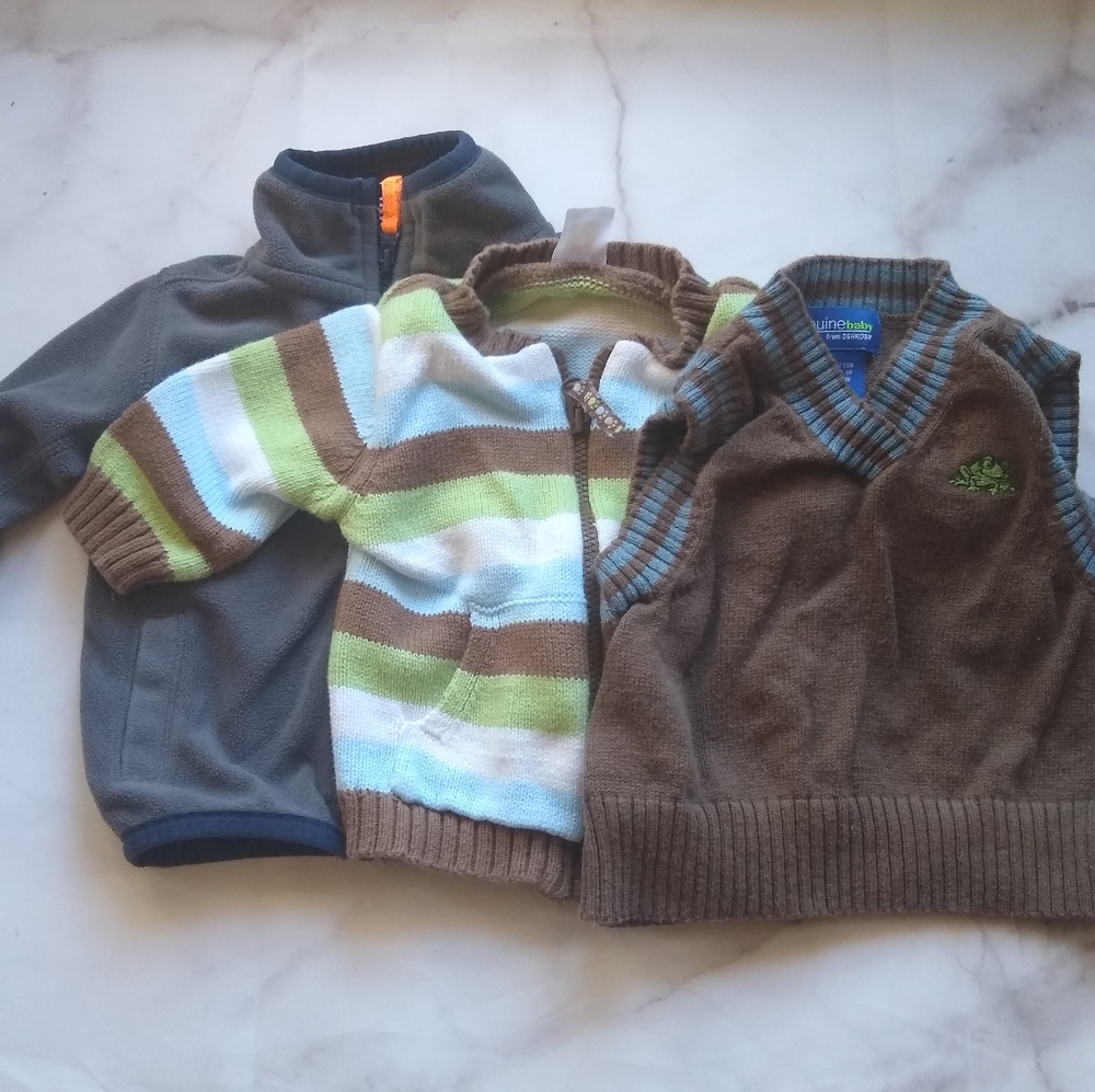 Boys 3 month Sweater and Vest Set